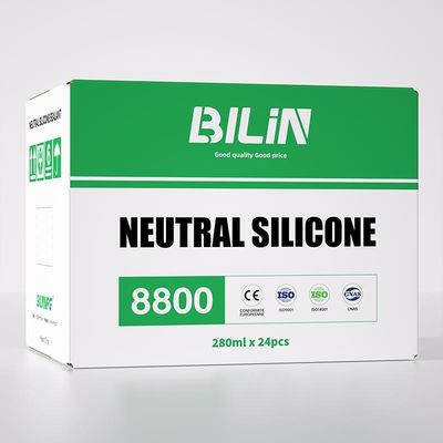 High Stability Silicone Neutral Glass Glue Customized For Plastic Steel Plate