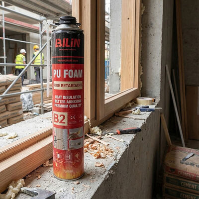 Firestop Expanding PU Foam Sealant for Cable Trays and Pipe Penetrations Fire Rated Polyurethane Glue
