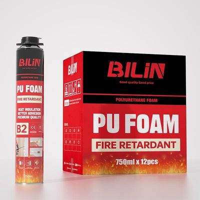 BILIN B2 رغوة PU المقاومة للحريق من مكون واحد رغوة بوليوريثين قابلة للحريق