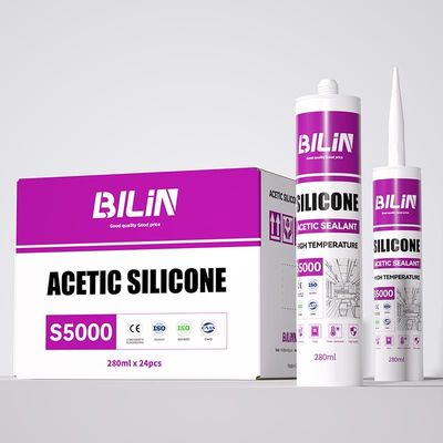 مكون واحد من الـ Acetic دواء سيليكون مادة مانعة للتسرب مضاد للأشعة فوق البنفسجية للحمامات والمطبخ