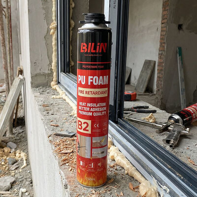 رغوة البولي يوريثان المقاومة للحريق ذات العلامة التجارية المخصصة، رغوة التمدد الرخيصة، مورد رغوة التمدد المثبط للهب